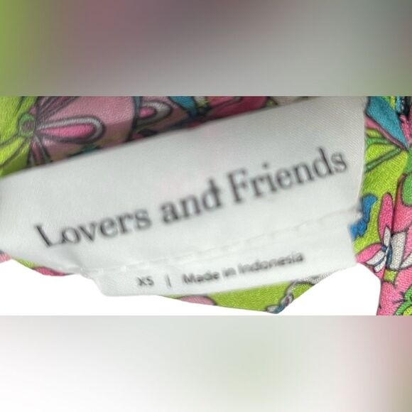 Lovers and Friends Groovy Delight Shirt in Multi green Vacay - Picture 6 of 6